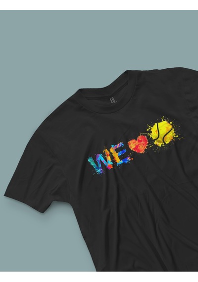 Fnbx We Love Tennis T-shirt Siyah