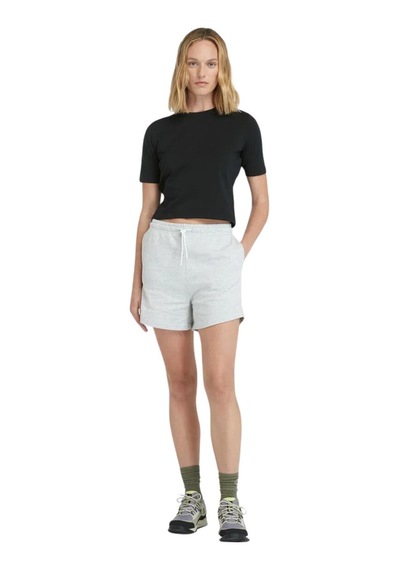 Timberland Loop Back Sweatshorts Lıght Grey Melange Kadın Şort Gri