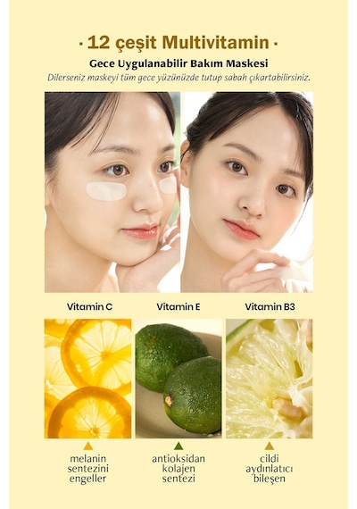 Luvum Şeffaflaşan Kore Maske Yuja Aydınlatıcı Calming Repair Yuja Gel Mask16 ML
