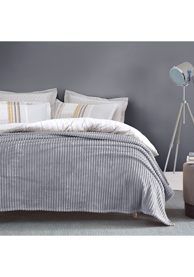 Yataş Bedding Holly Wellsoft Battaniye (Tek Kişilik) - Gri