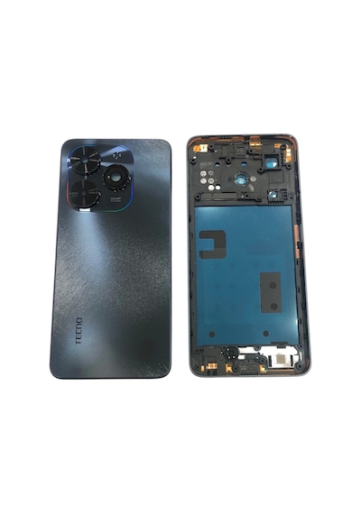 Tecno Spark Go 2024 Bg6 Kasa Arka Kapak Pil Kapağı Siyah