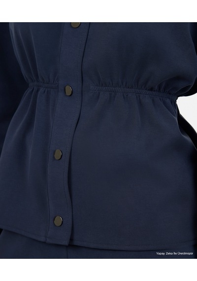 Yargıcı Regular Polo Yaka Uzun Kol Sweatshirt 26kksw9004l 004 Lacivert
