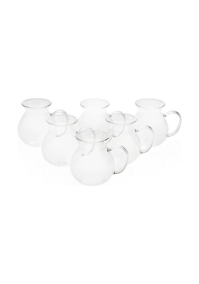 Aroww Keyf-i Ala Borosilikat 6 Parça Çay Seti - 220 Ml Renkli