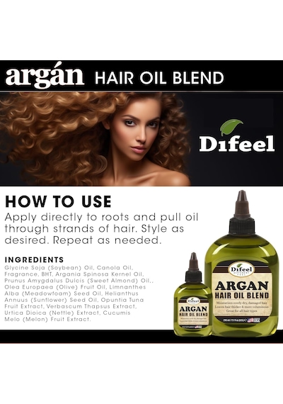 Premium Doğal Saç Yağı - Argan Yağı 2,5 Ons