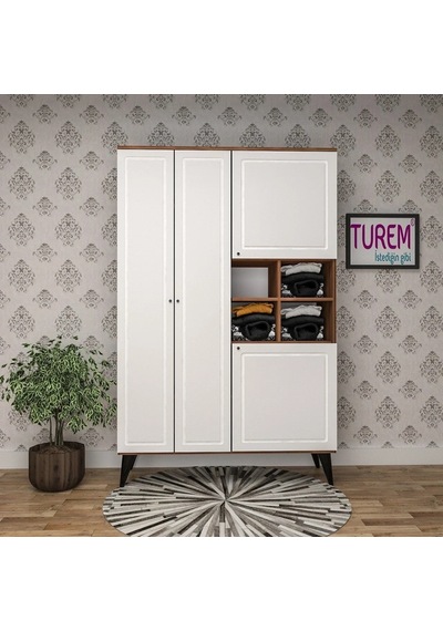 Latte Gardırop Mdf Beyaz Latte Gardırop Mdf Beyaz