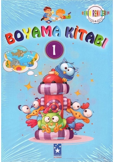 Boyama İnce Benim Renklerim 10 Lu