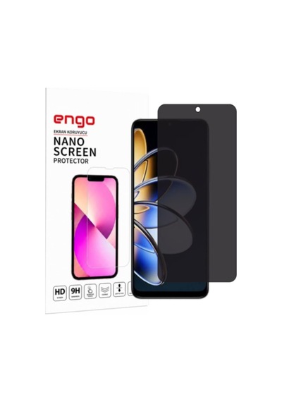 General Mobile Gm 26 One 5g İle Uyumlu Hayalet Ekran Koruyucu, Anti-spy Gizlilik Filtresi, 9h Kırılmaz Esnek Nano Cam