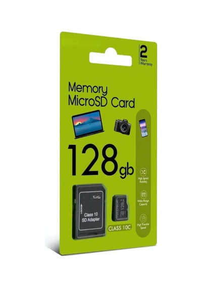 Crt 128 Gb Micro Sd 130 Mb/sn Siyah Hafıza Kartı Telefon Kamera Tablet