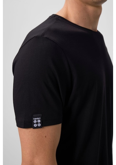 Tommy Life Erkek T-shirt O Yaka T10er-87911 01-siyah