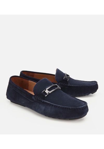 Hotiç Erkek Süet Deri Lacivert Toka Detaylı Günlük Loafer 02ayh319360a680 02ayh319360a680
