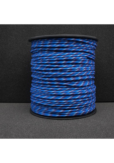 Mg Ropes Bileklik,outdoor 4 Mm Paracord İp No:64 100metre Mavi Beyaz Desenli
