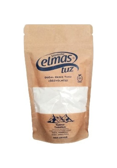 Elmas Tuz Öğütülmüş Deniz Tuzu 250 G