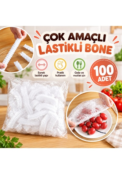 Çok Amaçlı Lastikli Bone 100 Lü Belirtilmemiş