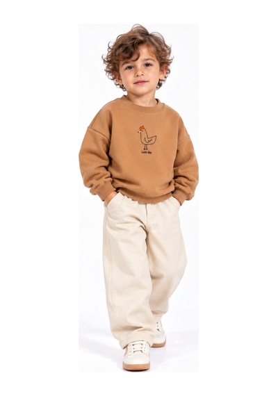 Laciel Paris La'cieel Paris Laciel Days Sweatshirt Ballon Paçalı Jeans Krem
