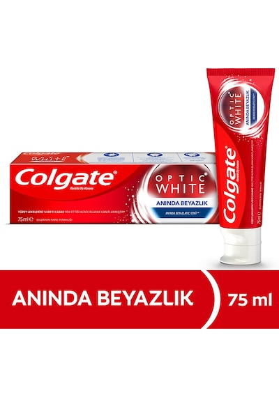 4 Adet Colgate Diş Macunu 75 Ml Optik Beyaz Anında Beyazlık