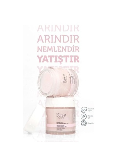 The Purest Solutions Hassas Ve Kuru Ciltler Için Nem Ve Antioksidan İçerikli Temizleyici Balm 85 Gr