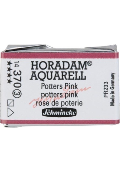 Schmincke : Horadam Aquarell Artist Sulu Boya : Tam Tablet : Seri 3 370 Potters Pink