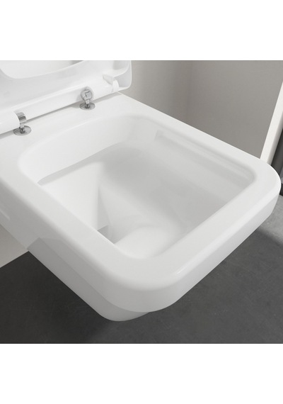 Villeroy and Boch 5685HR01 Architectura Kenarsız Duvara Monte Klozet, Yumuşak Kapanma Özellikli - 370 x 530 mm