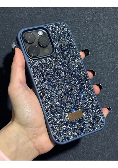 Apple Uyumlu iPhone 11 Sw İnce Taşlı Elmas Işıltılı Telefon Kılıfı