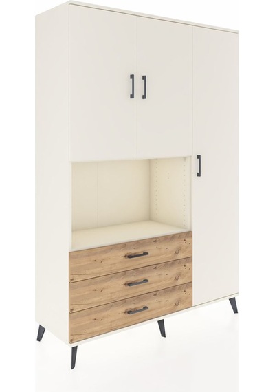 Hyperion Dolap 7 Raflı 3 Çekmeceli 3 Kapaklı 132x44x195 Aytaşı-aytaşı/çam Aytası/atlas Çam Hyperion Dolap 7 Raflı 3 Çekmeceli 3 Kapaklı 132x44x195 Aytaşı-aytaşı/çam Aytası/atlas Çam