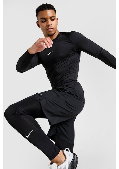 Nike Pro Dri Fit Tight Top Mens Ls Uzun Kollu Erkek Antreman Sweatshirt Siyah