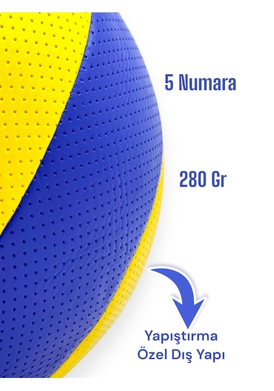 Voleybol Topu Soft Touch Yapıştırma İç Ve Dış Mekan Vl700 Sarı