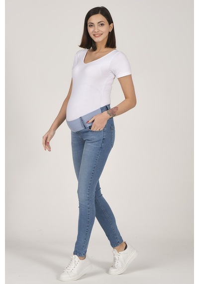 Busa Hamile Skinny Jeans Açık Mavi-açıkmavi
