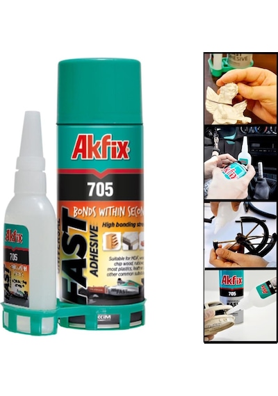 Akfix 705 Profesyonel Hızlı Yapıştırıcı Japon 200 Ml 50 Gr