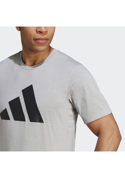 Adidas Tr-Es Fr Logo Tee Erkek Spor Tişört - Ib8276 Gri