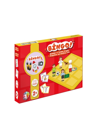 Bingo - Tombala Oyunu / Meslekler Ve Yardımcı Araçları - Occupations And Auxiliary Tools