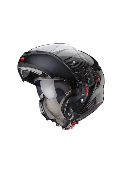 Caberg Levo X Carbon Güneş Vizörlü Çene Açılır Motorcu Kask Siyah