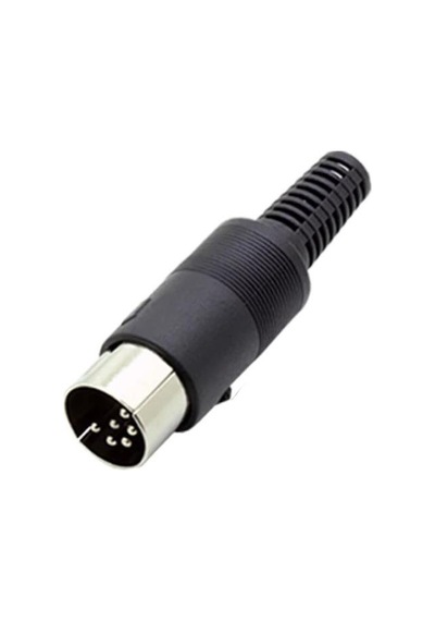 6 Pin Erkek DIN Konnektör