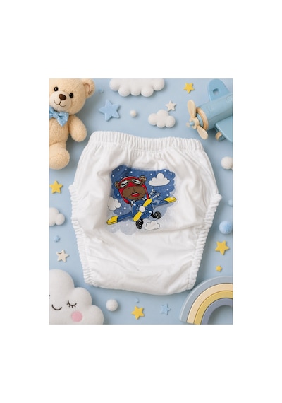 Story Baby Erkek Çocuk Desenli Sevimli Alıştırma Külotu Sızdırmaz Antialerjik Çocuk Külotu3 4 Yaş Renk Ve Desenlerde Farklılık Olabilir Beyaz Beyaz