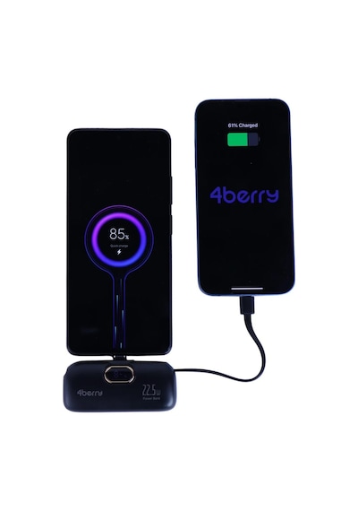 Dx269s 5000 Mah Powerbank 22.5w Type-c Hızlı Şarj Mini Taşınabilir Şarj Cihazı Kompakt & Güçlü Siyah