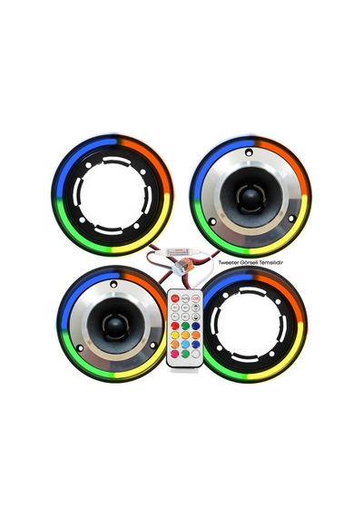 Pixel Ledli 10cm Tweeter Kapak 4adet Poke Pk-5875