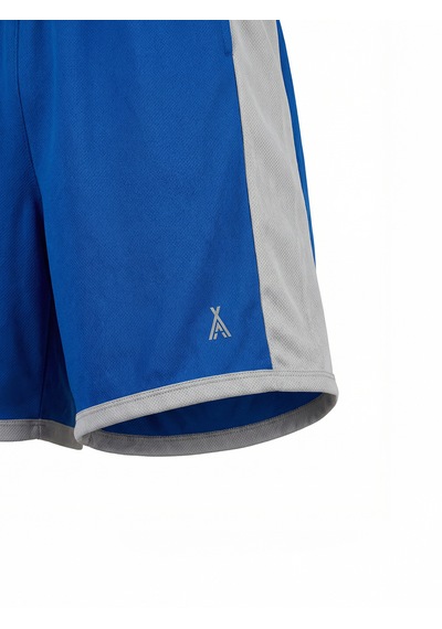 Orendahill Erkek Spor Şort Hızlı Kuruyan Esnek Regular Fit Gym Cepli Yan Çizgi Detaylı Activewear Saks Mavi