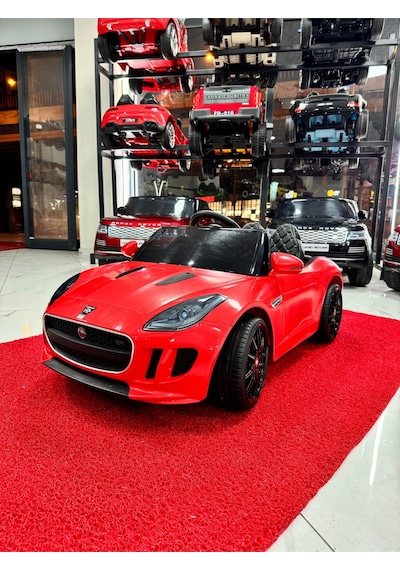 Jaguar Akülü Araba 12 Volt 0-6 Yaş Kırmızı