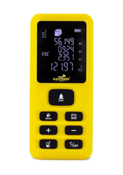 Dawreek Mesafe Ölçer E40 Yellow 80 Metre Dijital El Tipi Mesafe Ölçüm Cihazı