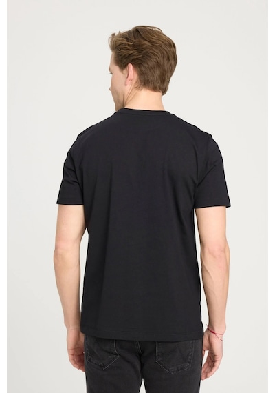 Wrangler Bisiklet Yaka T-Shirt Siyah Erkek Kısa Kol T-Shirt 000000000101982793 Siyah
