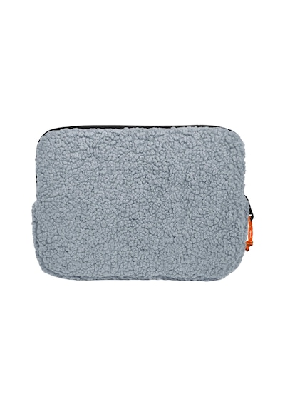 Jacbag Teddy Açık Gri/turuncu Peluş Erkek Çocuk Tablet Çantası Tablet Kılıfı