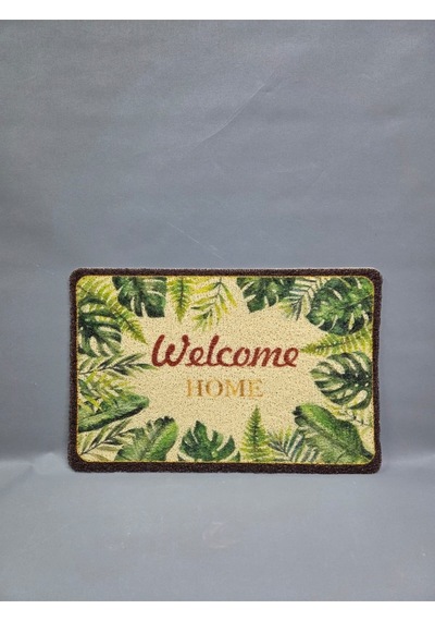 Hijyenik Kıvırcık Paspas 40x60 Cm - Islaklık Emici Kapı Önü Paspası Ekru