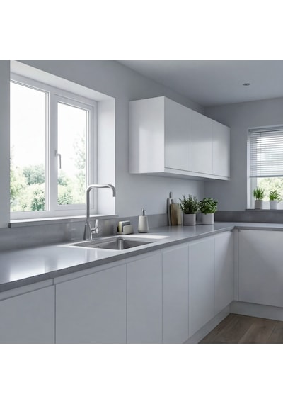 Ideal Standard Idealstream Kuğu Eviye Bataryası-krom krom