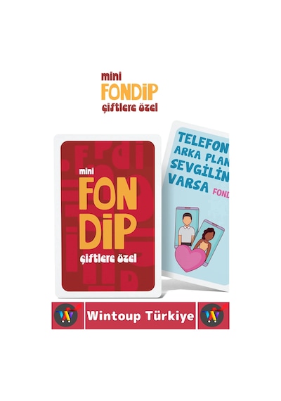 Eğlenceli Yılbaşı Parti Sevgili Grup Arkadaş Ortamı İçki Kart Oyun Fondip Mini-çiftlere Özel 55 Kart