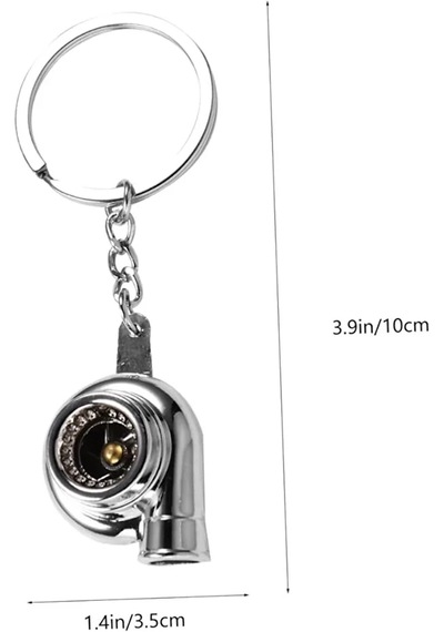 Metal Turbo Figürlü Oto Anahtarlık