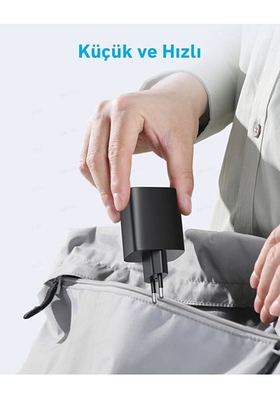 65w Gan Hızlı Şarj Adaptörü 1xusb Pd Qc3.0 2xtype-c Laptop