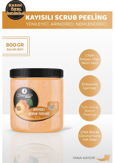 Smoothly Kayısı Aromalı Vücut Peeling 800 G