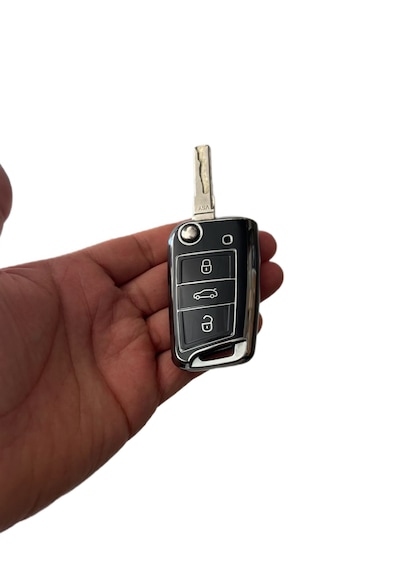 Skoda Octavia Scala Super B Kamiq Uyumlu Anahtar Koruma Kılıfı Siyah