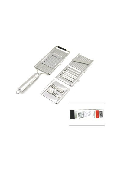 Enfa Enf-1010 Grater Lüx Metal Rende Seti 3in1 Soyacak Tak-çıkar Rende Dilimleme Başlıklı Diğer