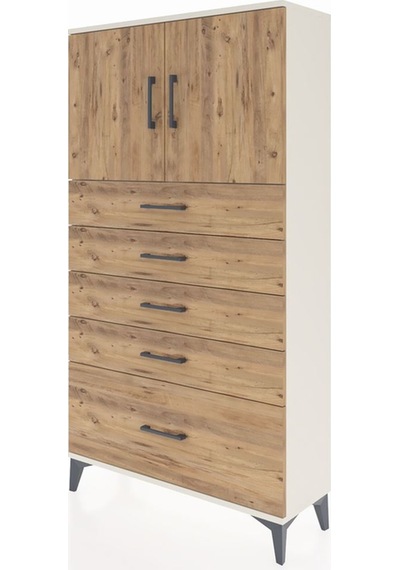 Arges Dolap 2 Raflı 5 Çekmeceli 2 Kapaklı 88x30x163 Aytaşı-çam Aytaşı Arges Dolap 2 Raflı 5 Çekmeceli 2 Kapaklı 88x30x163 Aytaşı-çam Aytaşı