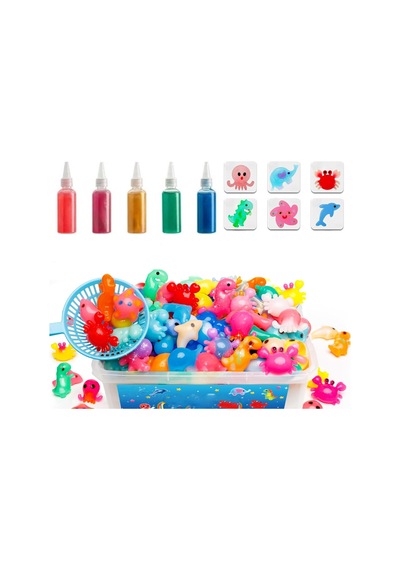Elf Aqua Gel Oyuncak Seti 5 Jel Şişe 6 Adet Kalıp